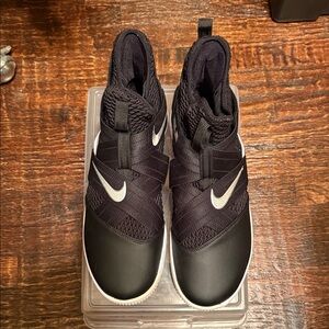 Nike LeBrons Black and White Athletic Shoes